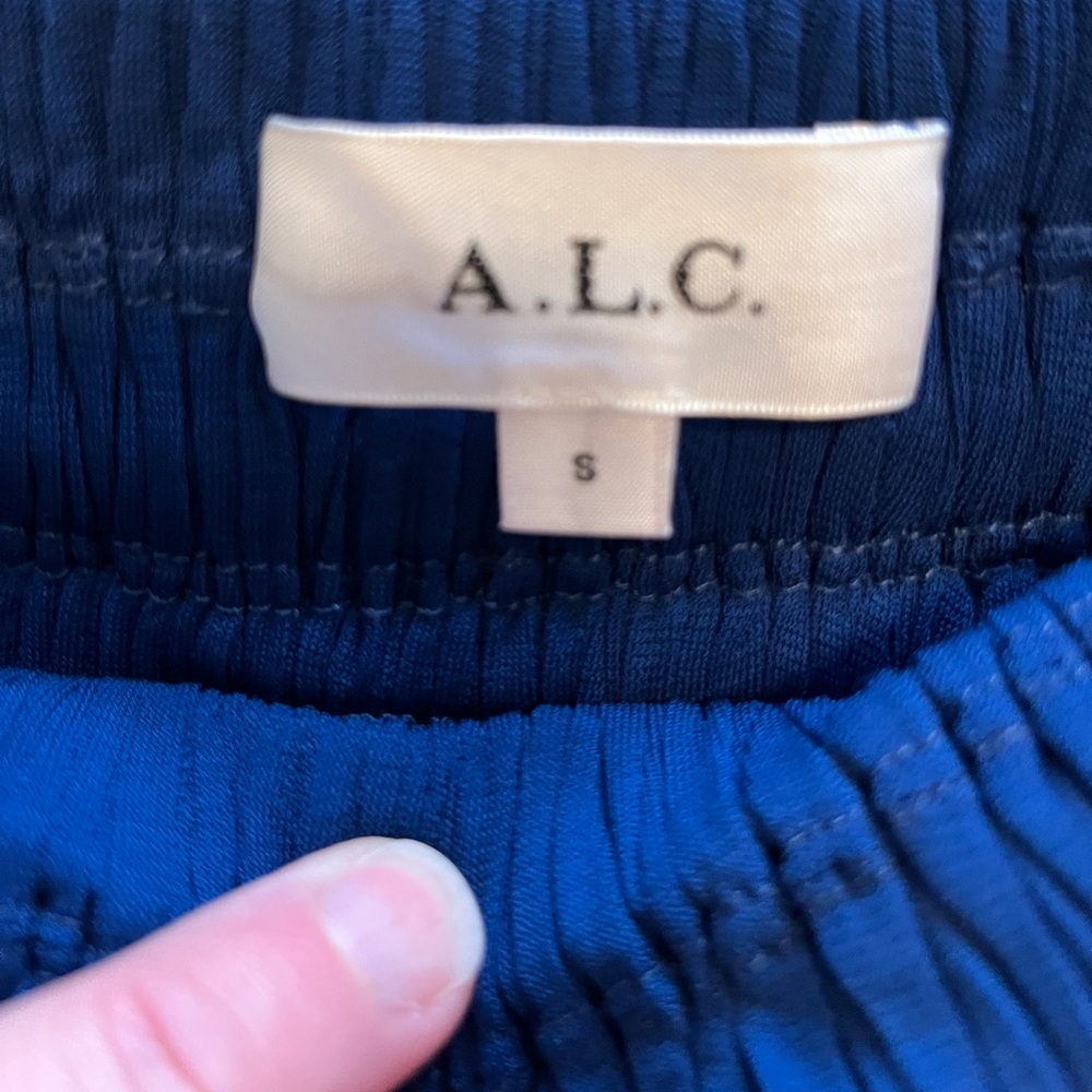 Alc Cobalt Strapless Midi Length Sample Dress - image 6